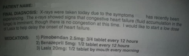 Cardiologist prescribes Lasix before heart failure