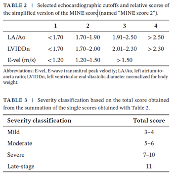 MINE 2 Tables