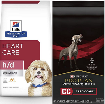 Hill's & Purina Heart Dog Foods